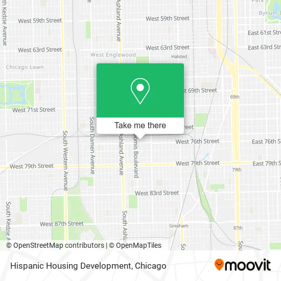 Hispanic Housing Development map