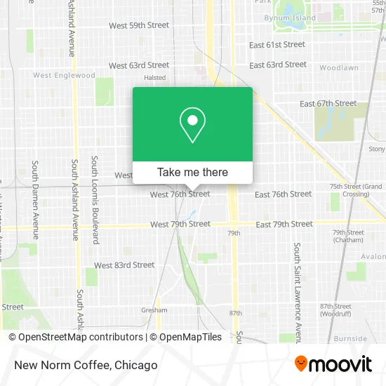 New Norm Coffee map