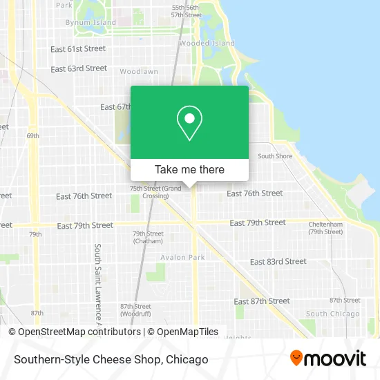 Southern-Style Cheese Shop map