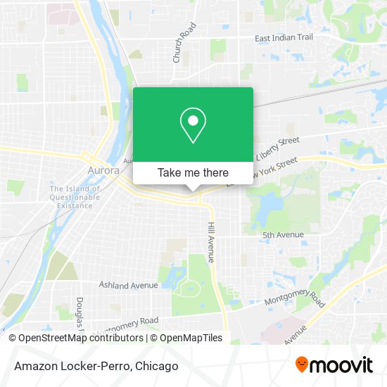 Amazon Locker-Perro map