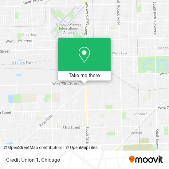 Credit Union 1 map
