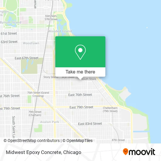 Midwest Epoxy Concrete map