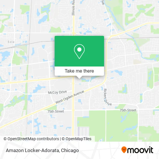 Amazon Locker-Adorata map