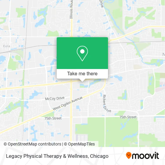 Mapa de Legacy Physical Therapy & Wellness