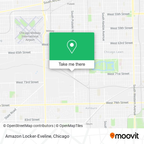 Amazon Locker-Eveline map