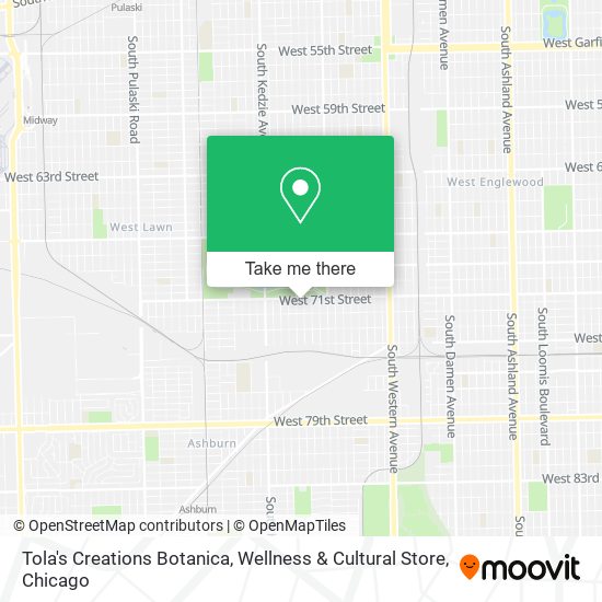 Tola's Creations Botanica, Wellness & Cultural Store map