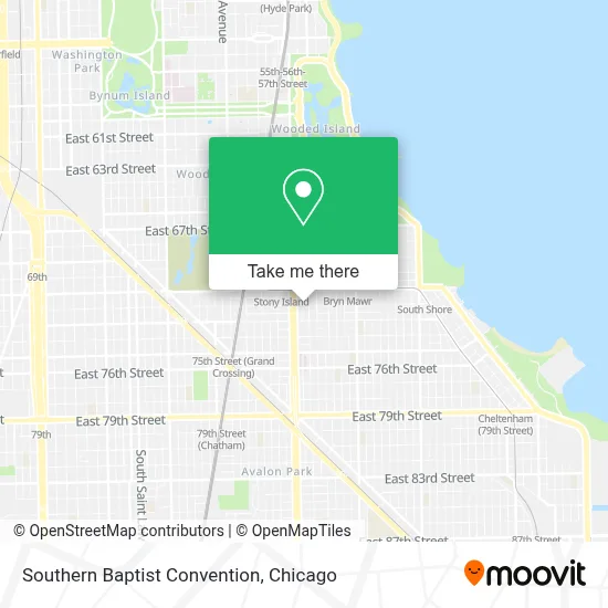 Southern Baptist Convention map