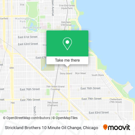 Mapa de Strickland Brothers 10 Minute Oil Change