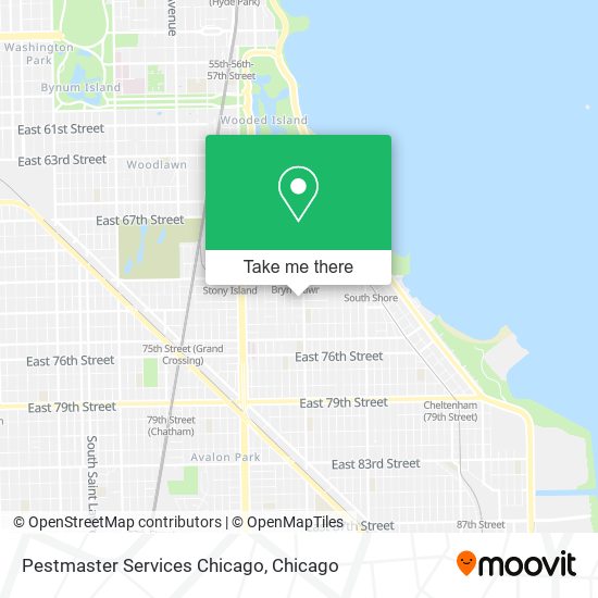 Pestmaster Services Chicago map