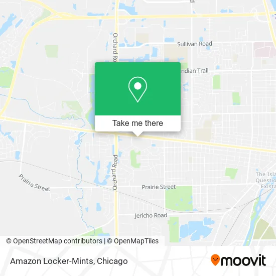Amazon Locker-Mints map
