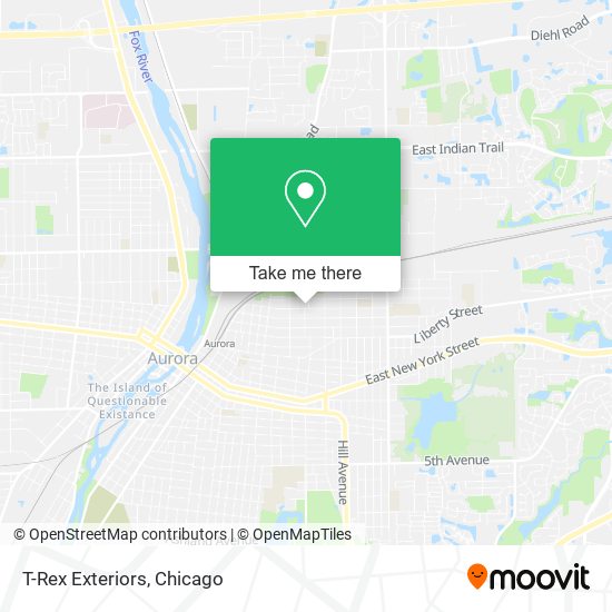 Mapa de T-Rex Exteriors