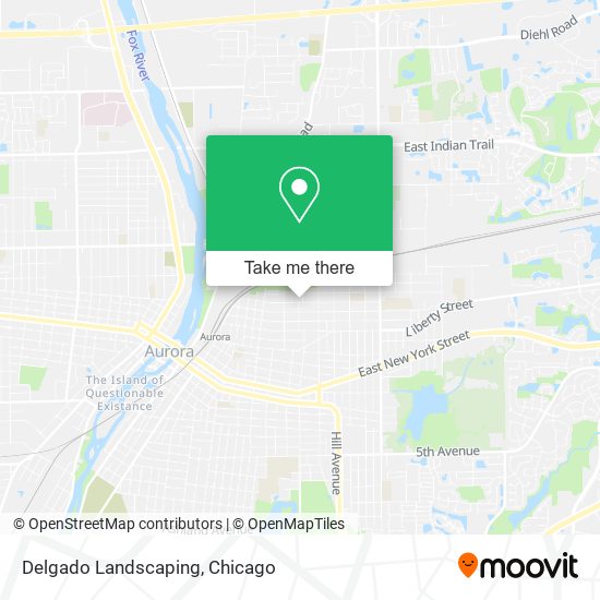 Delgado Landscaping map