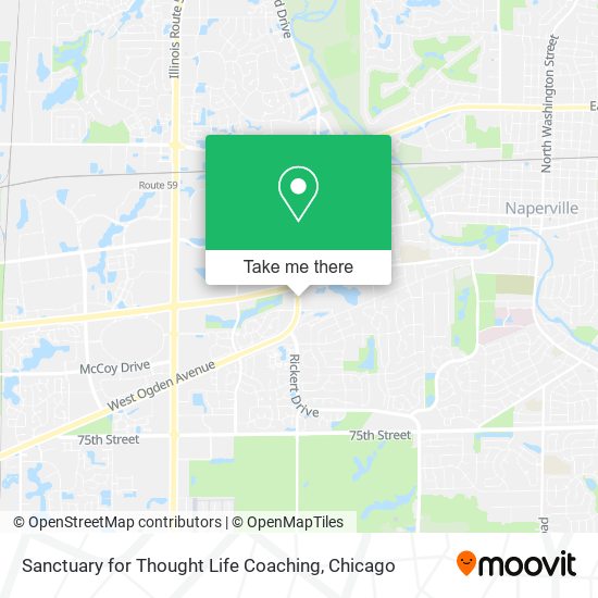 Sanctuary for Thought Life Coaching map