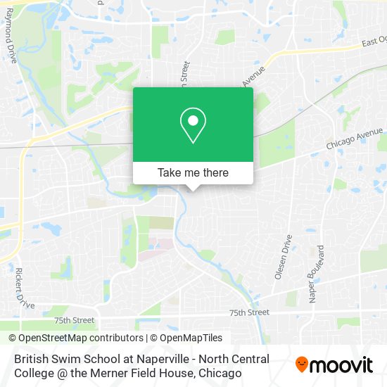 British Swim School at Naperville - North Central College @ the Merner Field House map