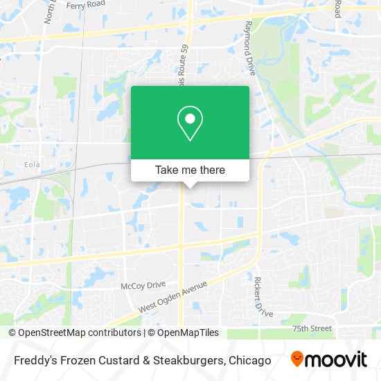 Freddy's Frozen Custard & Steakburgers map