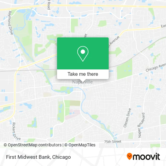 First Midwest Bank map