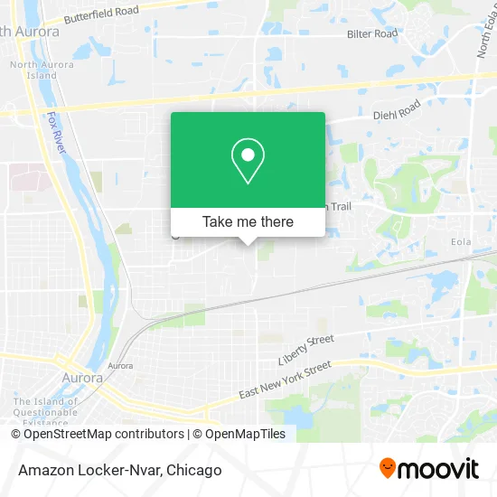 Amazon Locker-Nvar map