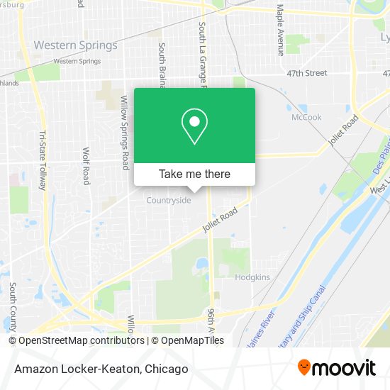 Amazon Locker-Keaton map