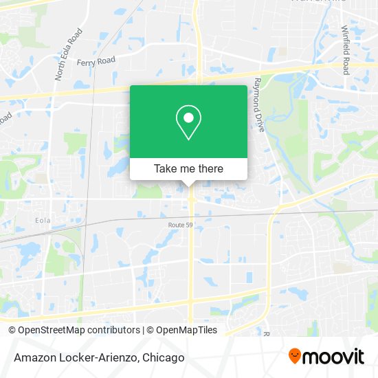 Amazon Locker-Arienzo map