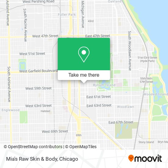 Mapa de Mia's Raw Skin & Body