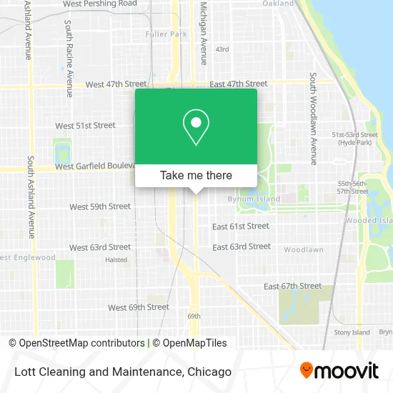 Lott Cleaning and Maintenance map