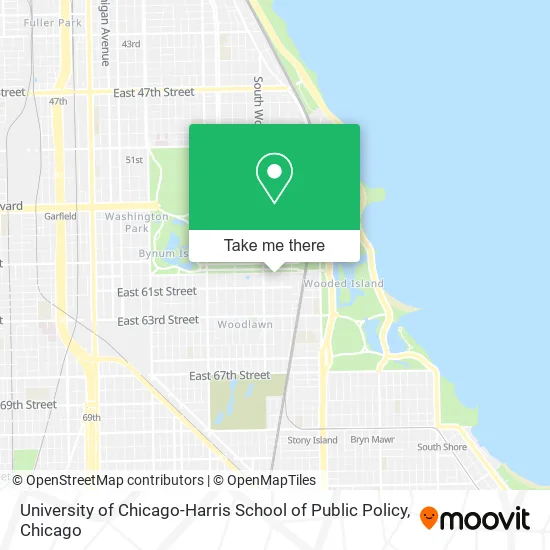 Mapa de University of Chicago-Harris School of Public Policy
