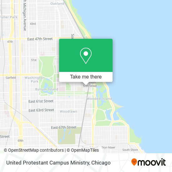 United Protestant Campus Ministry map