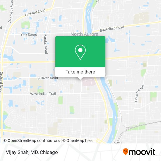 Mapa de Vijay Shah, MD