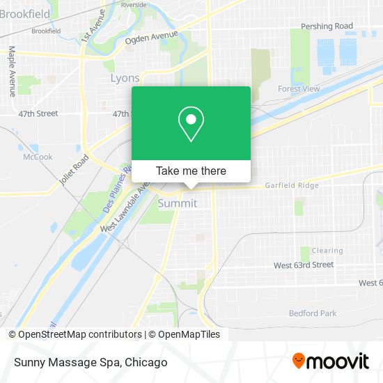 Sunny Massage Spa map