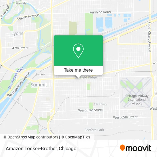 Amazon Locker-Brother map