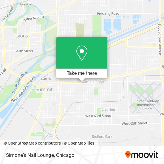Mapa de Simone's Nail Lounge