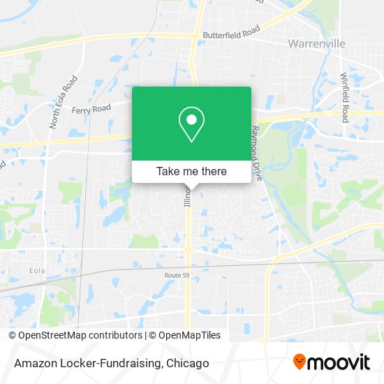 Mapa de Amazon Locker-Fundraising