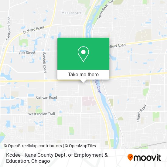 Kcdee - Kane County Dept. of Employment & Education map