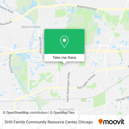 DHS Family Community Resource Center map