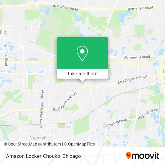 Amazon Locker-Chouko map