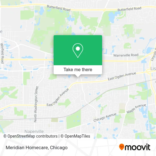 Meridian Homecare map