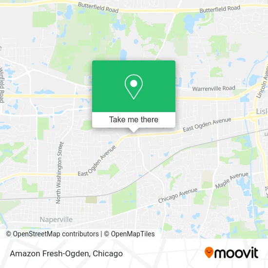Amazon Fresh-Ogden map