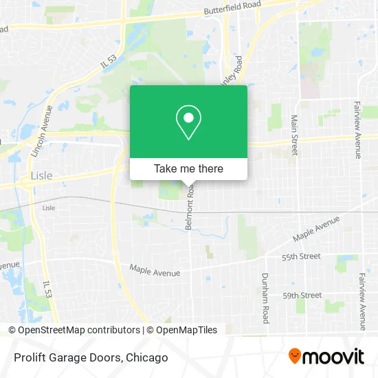 Mapa de Prolift Garage Doors
