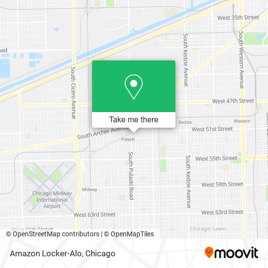 Amazon Locker-Alo map