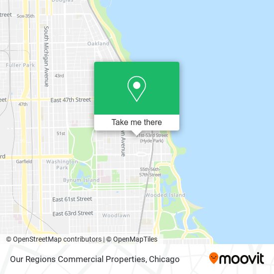 Our Regions Commercial Properties map