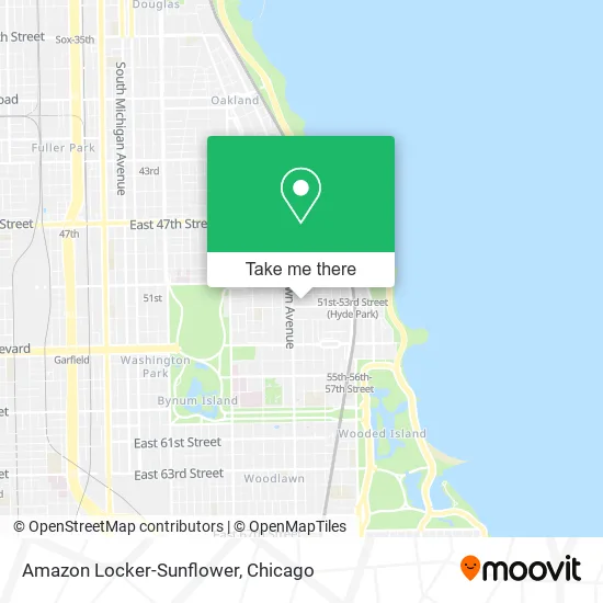 Mapa de Amazon Locker-Sunflower