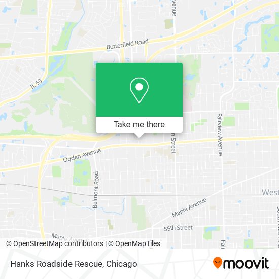 Mapa de Hanks Roadside Rescue