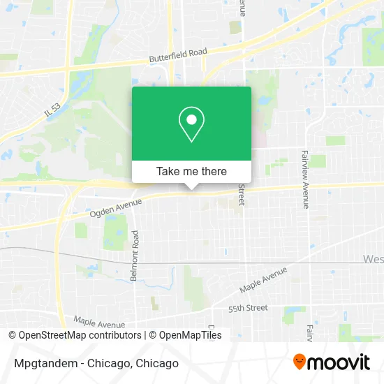 Mpgtandem - Chicago map
