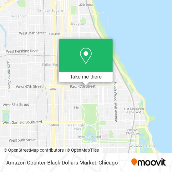 Amazon Counter-Black Dollars Market map