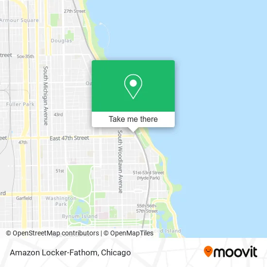 Amazon Locker-Fathom map