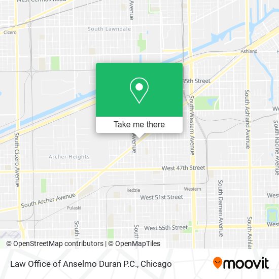Mapa de Law Office of Anselmo Duran P.C.