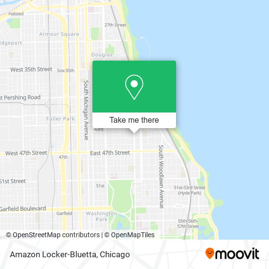 Amazon Locker-Bluetta map