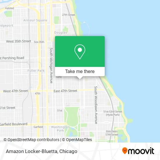 Amazon Locker-Bluetta map