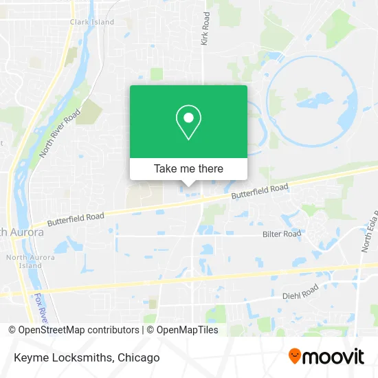 Keyme Locksmiths map