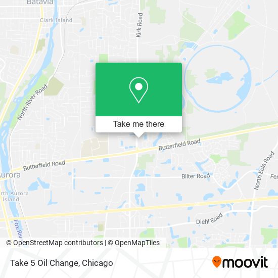 Take 5 Oil Change map